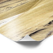 Het geverfde heuvellandschap foto afdruk (Hoek)