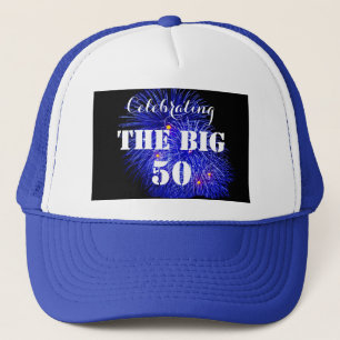 Het gevierde Birthday vuurwerk van de GROTE 50 Man Trucker Pet