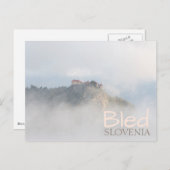 Het gevlekte kasteel omringd door wolken briefkaart (Voorkant / Achterkant)