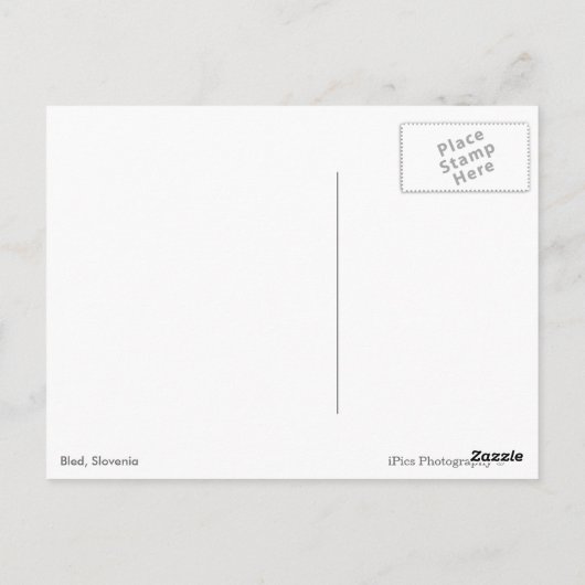 Het gevlekte kasteel omringd door wolken briefkaart (Achterkant)