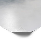 Het gevlekte kasteel omringd door wolken foto afdruk (Hoek)