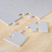 Het gevlekte kasteel omringd door wolken legpuzzel (Zijkant)