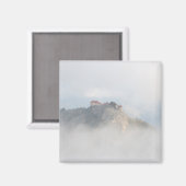 Het gevlekte kasteel omringd door wolken magneet (Voorkant / Achterkant)