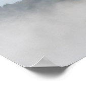 Het gevlekte kasteel omringd door wolken poster (Hoek)