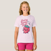 Het gevoel Berry hield van Schattigee aardbeien Va T-shirt (Voorkant volledig)
