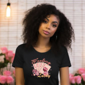 Het gevoel van liefde, geluk, grappige retro t-shirt