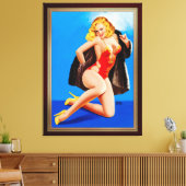 Het gevoel van mink van Peter Driben Canvas Afdruk (Insitu (Woonkamer))