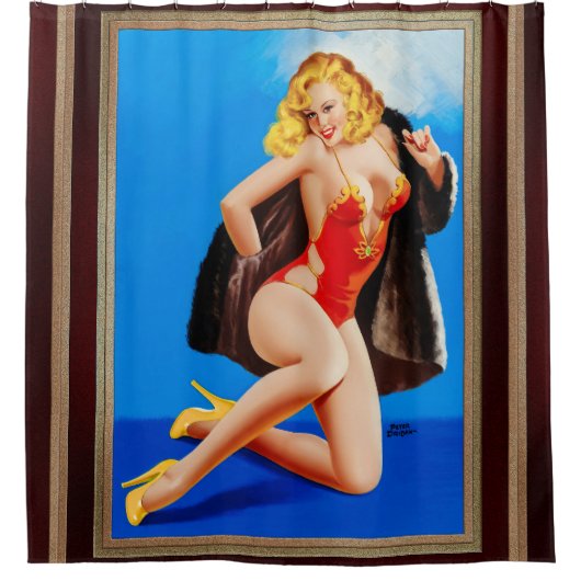 Het gevoel van mink van Peter Driben Douchegordijn (Voorkant)