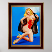 Het gevoel van mink van Peter Driben Poster (Voorkant)