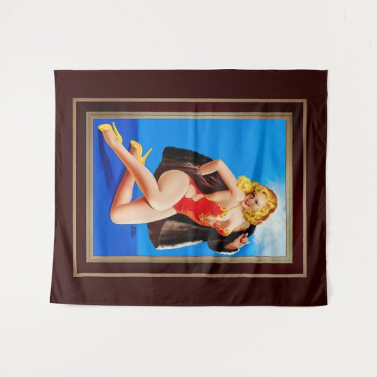 Het gevoel van mink van Peter Driben Wandkleed (Voorkant (horizontaal))