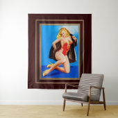 Het gevoel van mink van Peter Driben Wandkleed (In situ)