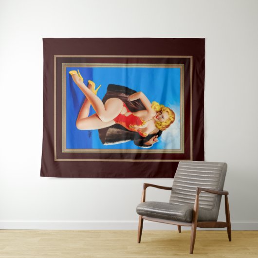 Het gevoel van mink van Peter Driben Wandkleed (In Situ (horizontaal))