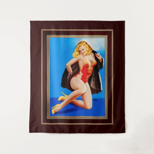 Het gevoel van mink van Peter Driben Wandkleed (Voorkant)