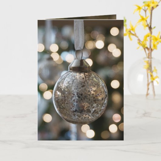 Het gevouwen Ornament van het Glas van Mercury Kaart (Gele Bloem)