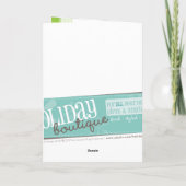 HET GEVOUWEN WENSKAART VAN DE FOTO:: candyfloss 2 Feestdagen Kaart (Achterkant)