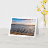 Het gevouwen wenskaart van het meer "van de kaart (Gele Bloem)