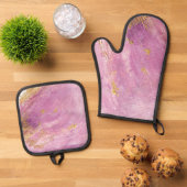 Het gewaad van de Koning Ovenwant & Pannenlap Set (Top down)