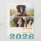 Het gewaagde Afstudeerder van de terugkeer overmaa Kaart (Achterkant)