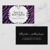 Het gewaagde Gestreepte Visitekaartje van de (Voorkant / Achterkant)