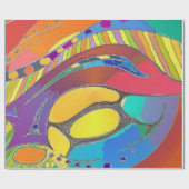 Het gewaagde Organische Verpakkende Document van Cadeaupapier (Vlak)