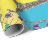 Het gewaagde Organische Verpakkende Document van Cadeaupapier (Rol Hoek)