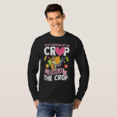 Het Gewas van het Scrapbook probeert opnieuw hand  T-shirt (Voorkant volledig)