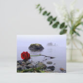 Het gewassen aan wal Rood nam toe Briefkaart (Staand voorkant)