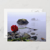 Het gewassen aan wal Rood nam toe Briefkaart (Voorkant / Achterkant)