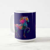 Het Gewatteerde Paard Koffiemok (Voorkant links)
