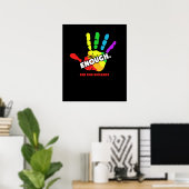 Het Geweld van het Pistool van het Eind genoeg Pis Poster (Thuiskantoor)