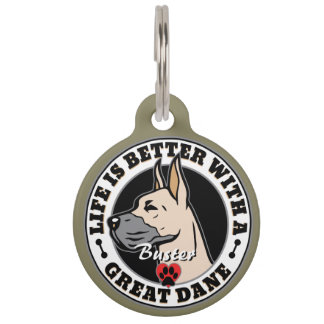 Het geweldige persoonlijke leven van de Dane is be Huisdierpenning