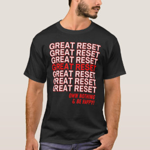 Het geweldige resetten grappig bedankt me dat je n t-shirt