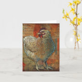 Het geweldige Wenskaart van de Kip Kaart (Gele Bloem)