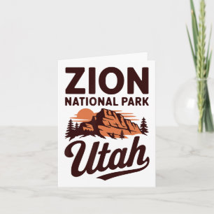 Het geweldige Zion National Park inspireerde Utah  Kaart