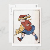 "Het geweten maakt Cowards ..." Vintage Briefkaart (Voorkant / Achterkant)