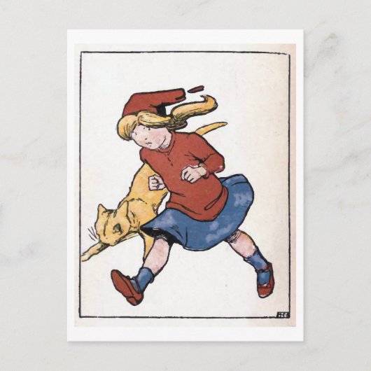 "Het geweten maakt Cowards ..." Vintage Briefkaart (Voorkant)