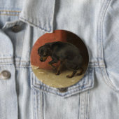 Het geweten maakt ons allen lafaards ronde button 4,0 cm (In situ)