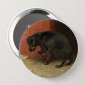 Het geweten maakt ons allen lafaards ronde button 4,0 cm (Voorkant /achterkant)