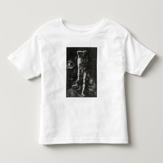 Het geweten of de ogen die kijken, krijgen kinder shirts (Voorkant)