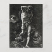 Het geweten of het oog dat kijkt, krijgt briefkaart (Voorkant)