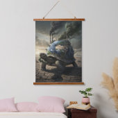Het Gewicht dat We de Wereld Gaven Hangend Wandkleed (Slaapkamer)