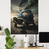 Het Gewicht Dat We de Wereld Gaven Poster (Thuiskantoor)