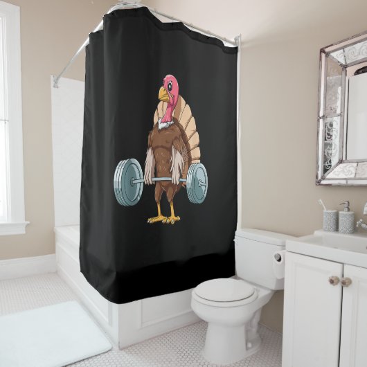 Het gewicht van de Thanksgiving van de Dode Douchegordijn (In situ)