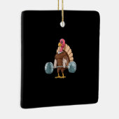 Het gewicht van de Thanksgiving van de Dode Keramisch Ornament (Rechts)