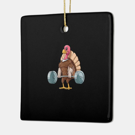 Het gewicht van de Thanksgiving van de Dode Keramisch Ornament (Links)