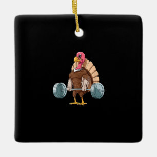 Het gewicht van de Thanksgiving van de Dode Keramisch Ornament