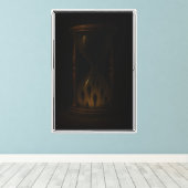 Het Gewicht van de Tijd Canvas Afdruk (Insitu (Houten vloer))