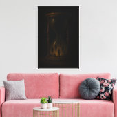 Het Gewicht van de Tijd Canvas Afdruk (Insitu (Woonkamer))