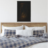 Het Gewicht van de Tijd Canvas Afdruk (Insitu (Slaapkamer))