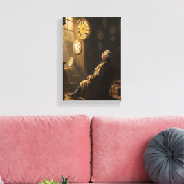 Het Gewicht van de Tijd Canvas Afdruk